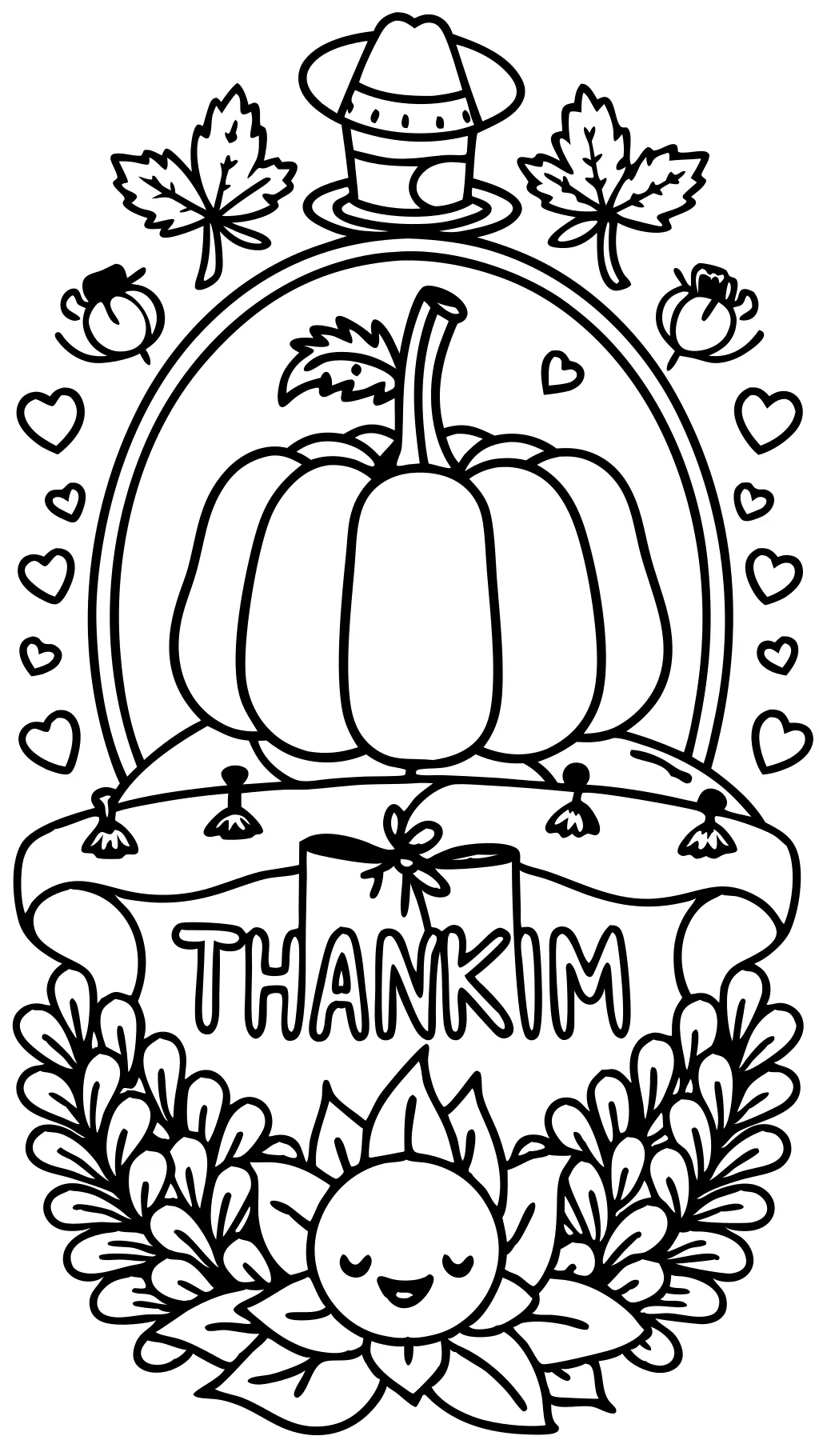 thankfulness coloring pages